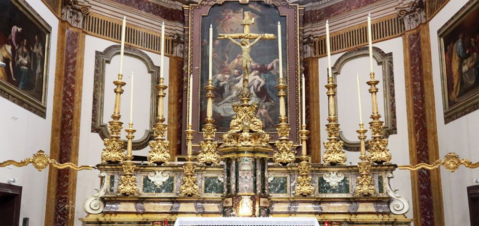 Chiesa Pietà dei Turchini - Particolare dell'altare